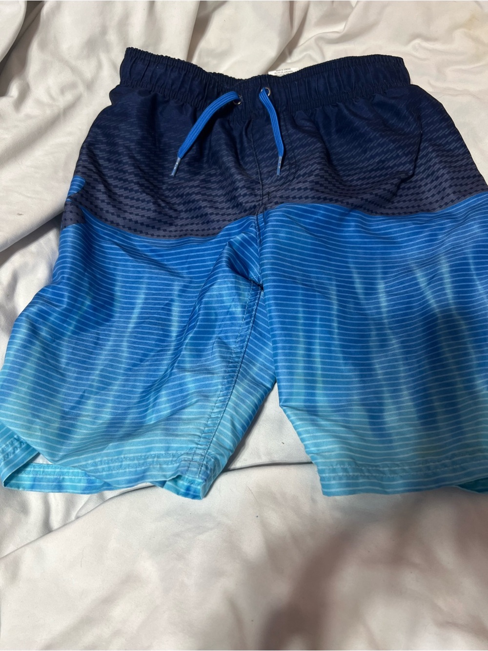 Under Armour Boys Blue Ombre Swim Trunks